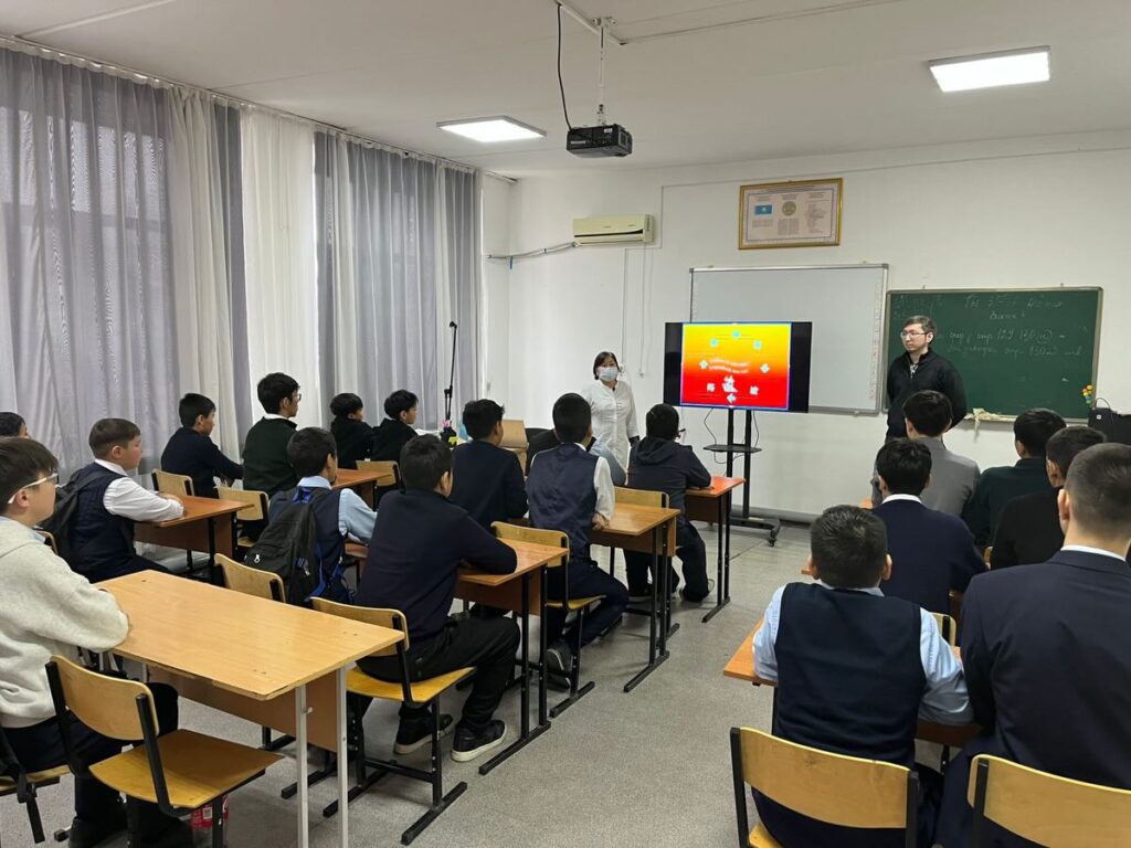 Мектебімізде 7–11 сынып ұл балаларына арналған «Менің денсаулығым және болашағым»&hellip;